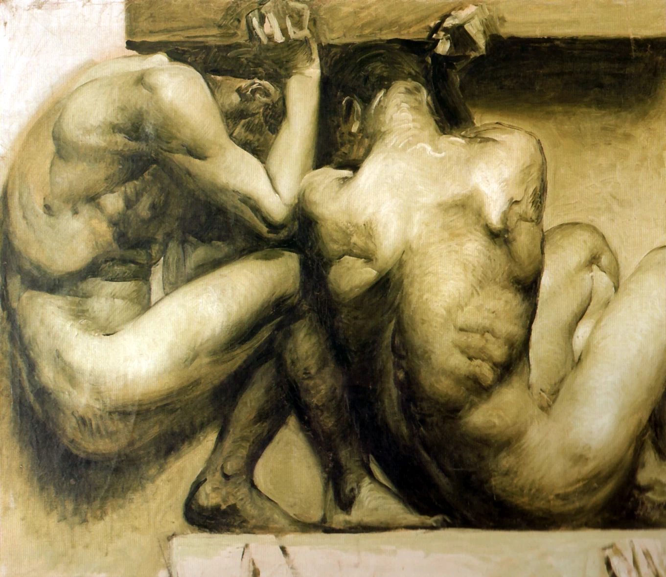 Camera dei Deputati, Roma - 1908. Fregio.bozzetto 3